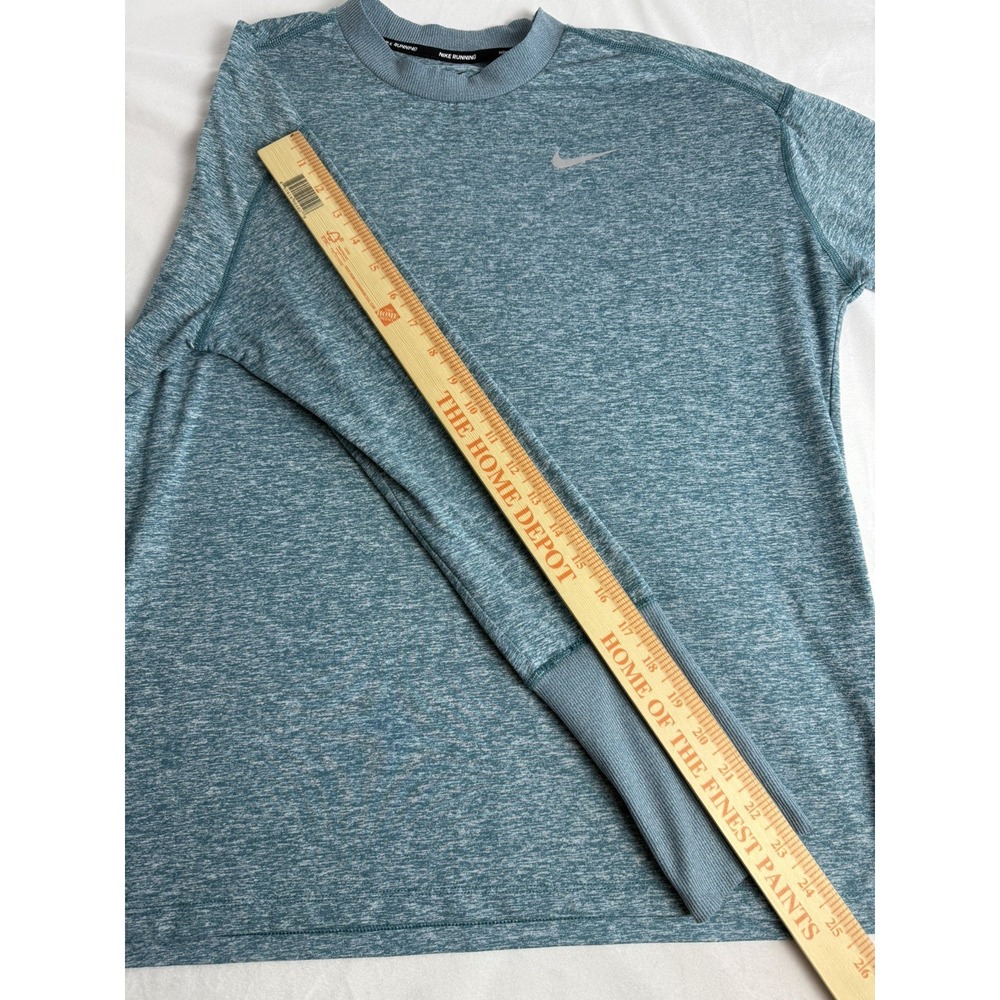 Nike Dri-Fit Running Element Long Sleeve Crew Shirt Women's Large Reflective - Picture 15 of 15